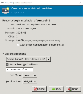 Virtual Machine Finish install