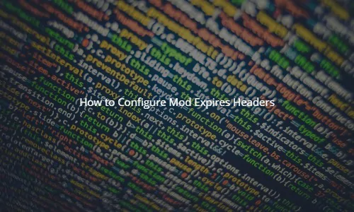 How to setup mod_expires in Apache